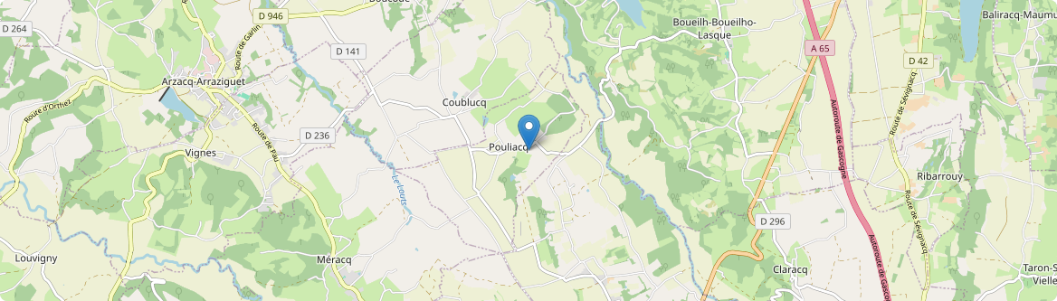 Pouliacq - Carte