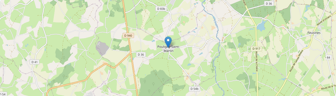 Pouligny-Saint-Martin - Carte