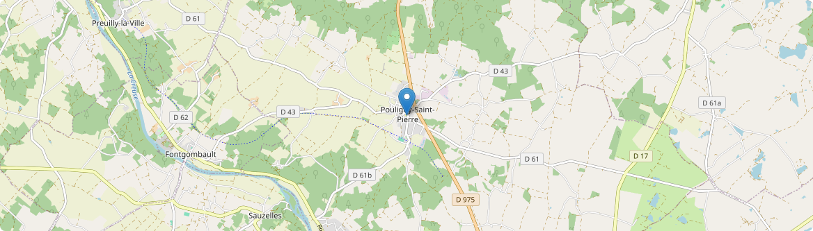Pouligny-Saint-Pierre - Carte