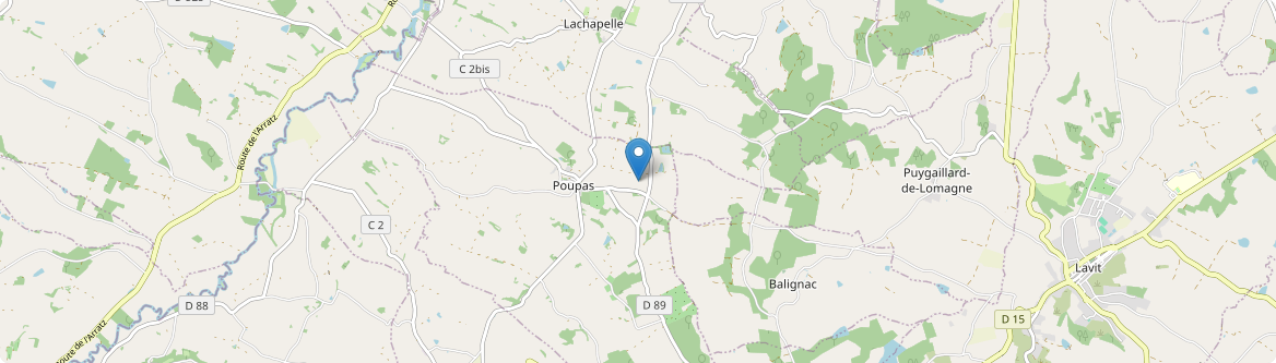Poupas - Carte
