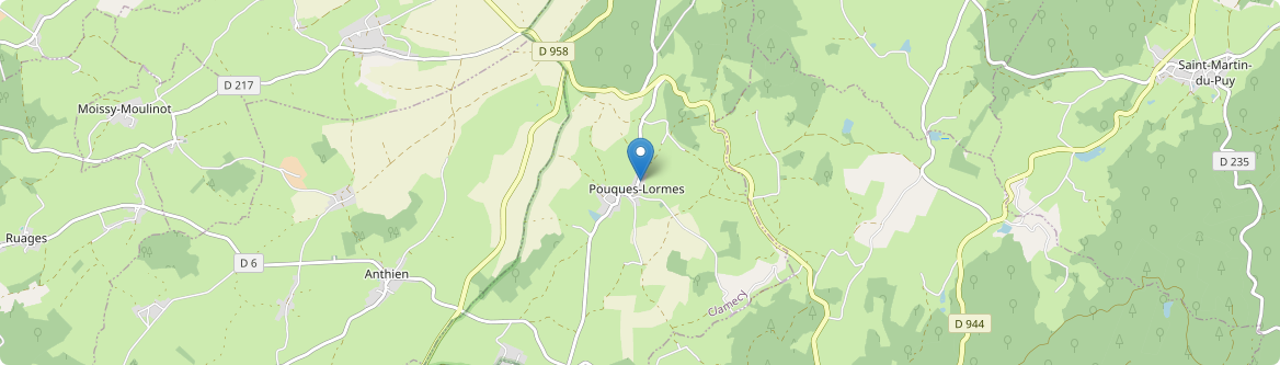 Pouques-Lormes - Carte