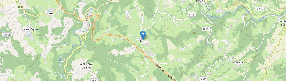 Pouzol - Carte