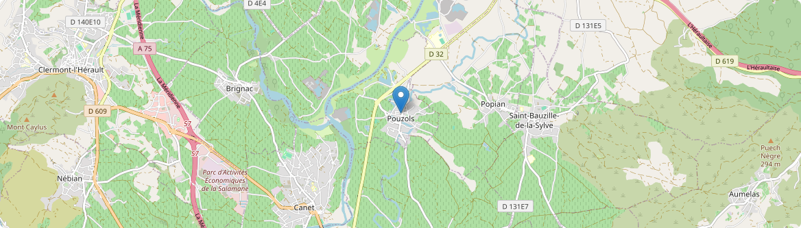 Pouzols - Carte