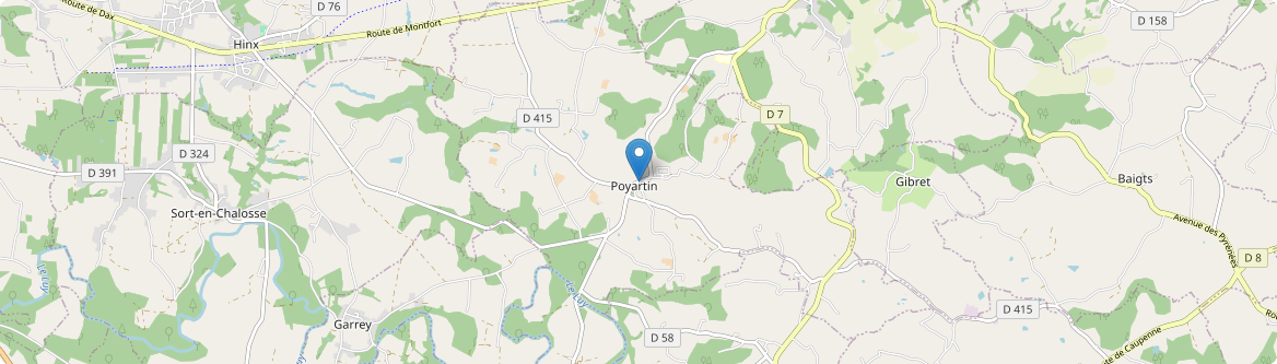 Poyartin - Carte