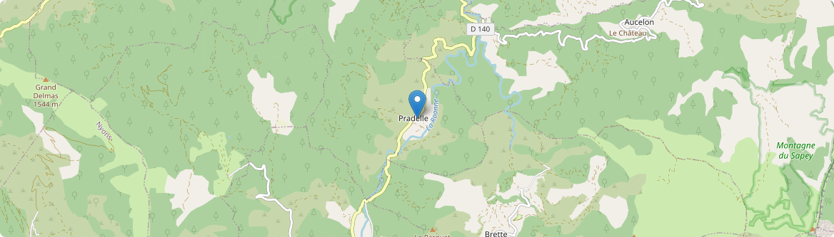 Pradelle - Carte