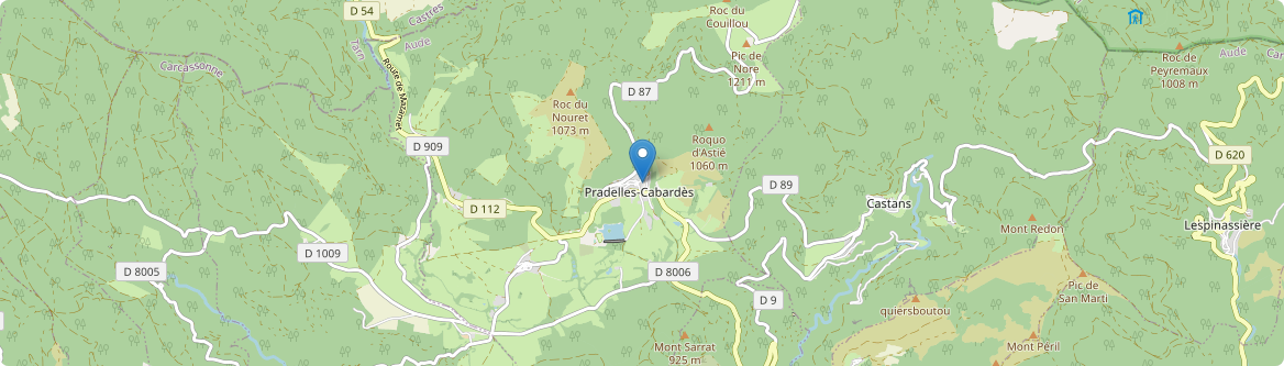 Pradelles-Cabardès - Carte
