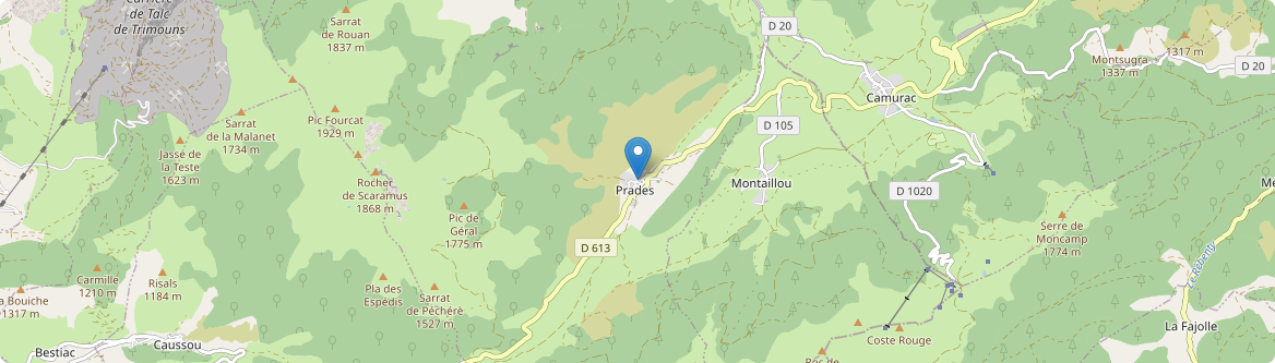 Prades - Carte