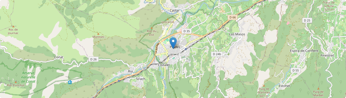 Prades - Carte