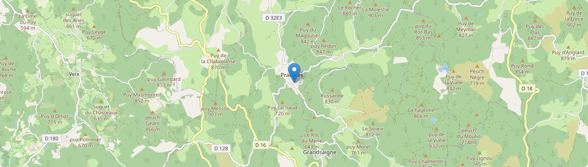 Pradines - Carte