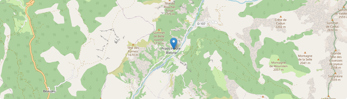 Prads-Haute-Bléone - Carte