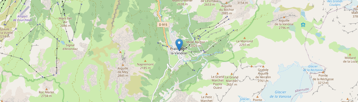 Pralognan-la-Vanoise - Carte