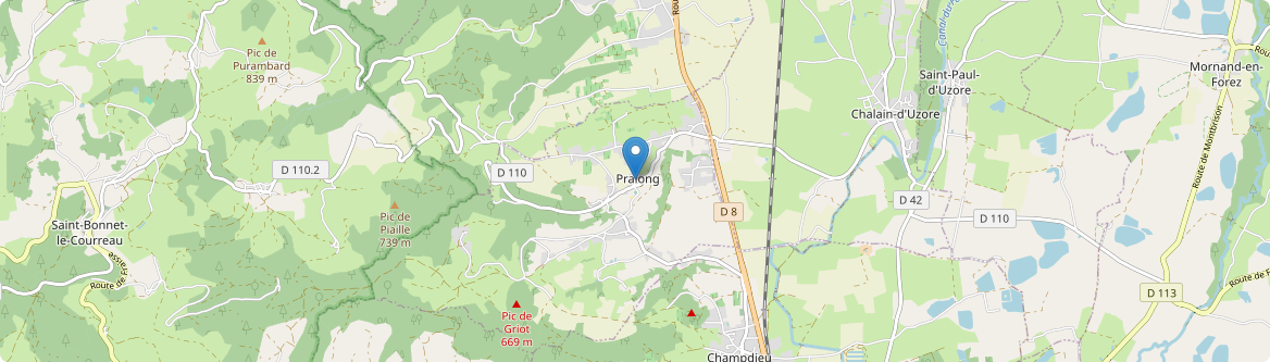 Pralong - Carte
