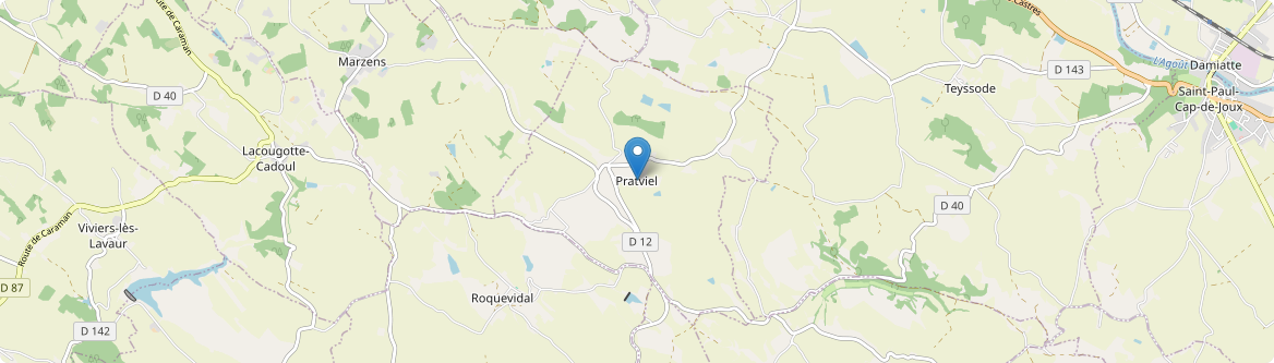 Pratviel - Carte