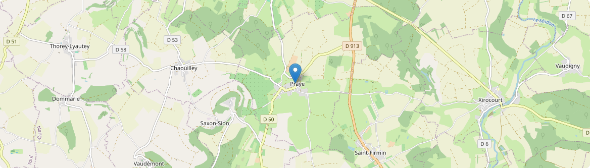 Praye - Carte