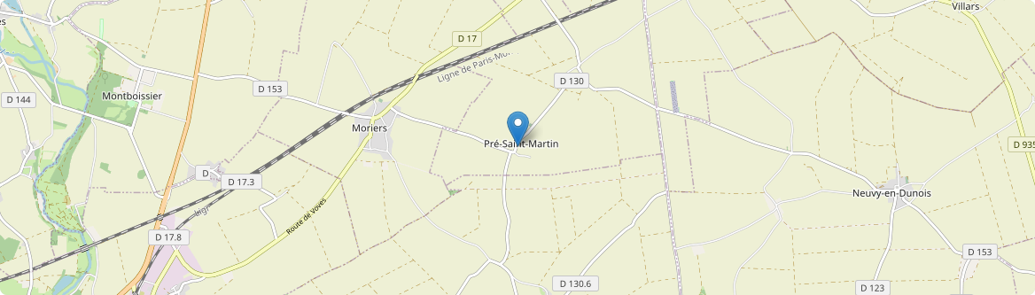 Pré-Saint-Martin - Carte