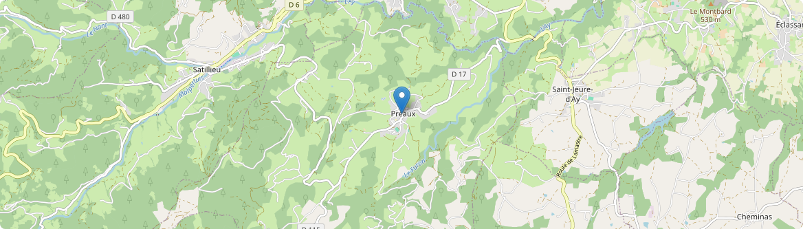 Préaux - Carte
