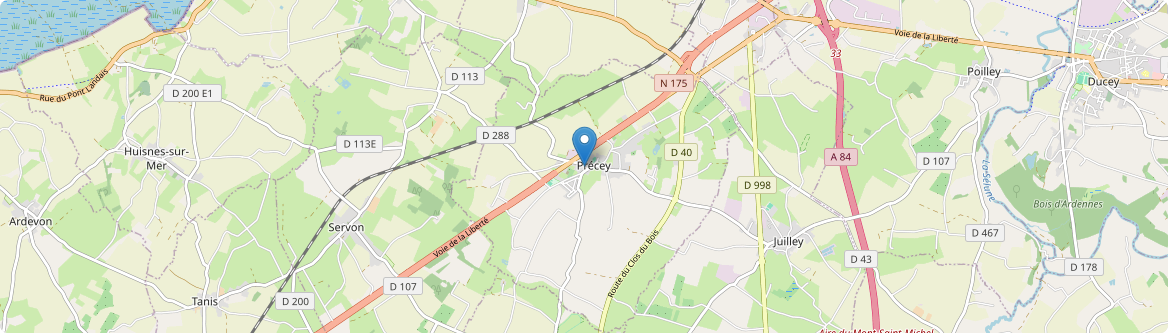 Précey - Carte