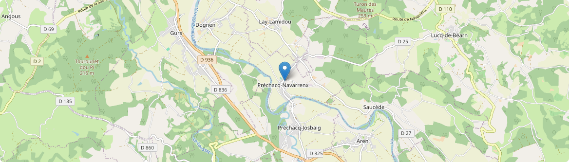 Préchacq-Navarrenx - Carte