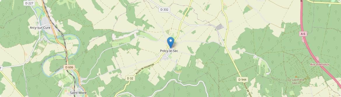 Précy-le-Sec - Carte