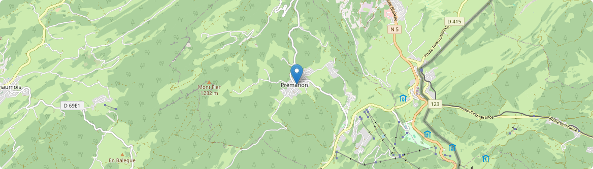 Prémanon - Carte