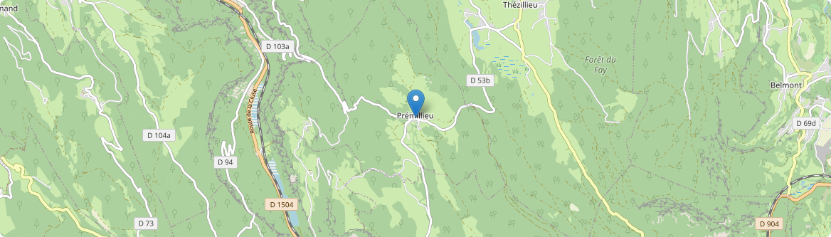 Prémillieu - Carte