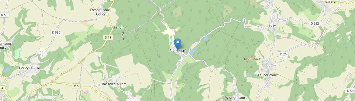 Prémontré - Carte