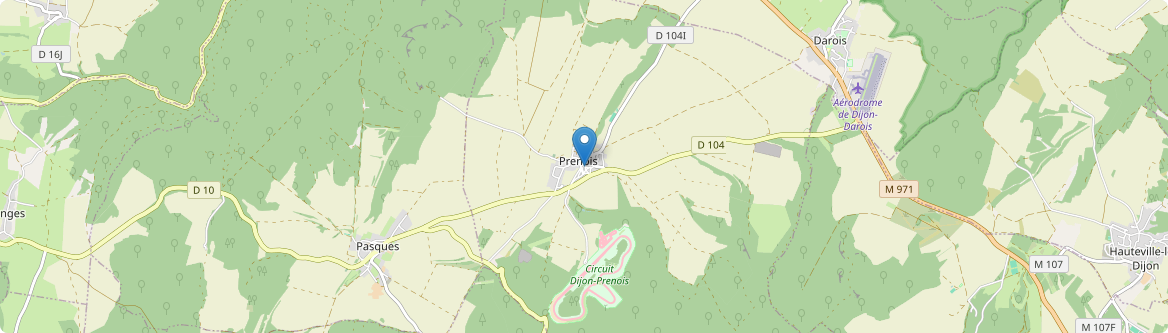 Prenois - Carte