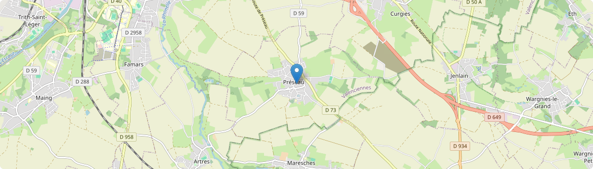 Préseau - Carte