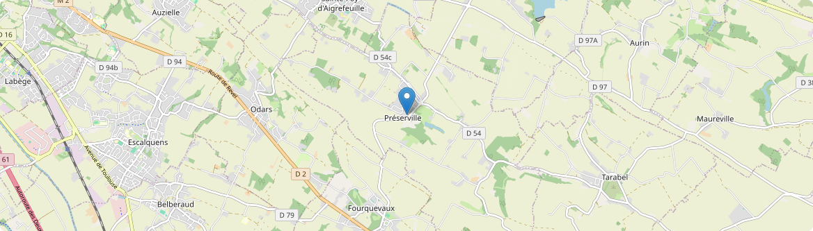 Préserville - Carte