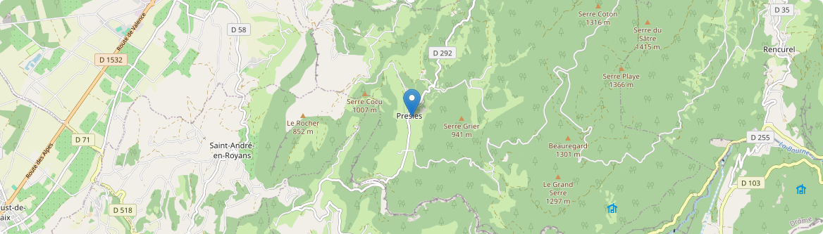 Presles - Carte