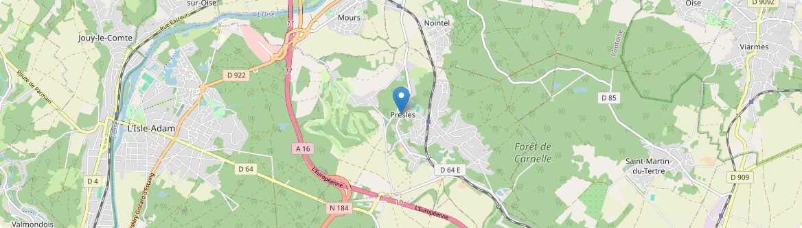 Presles - Carte