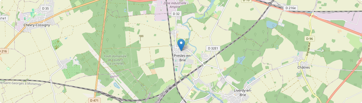 Presles-en-Brie - Carte