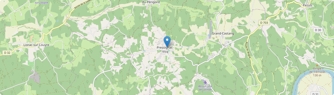Pressignac-Vicq - Carte