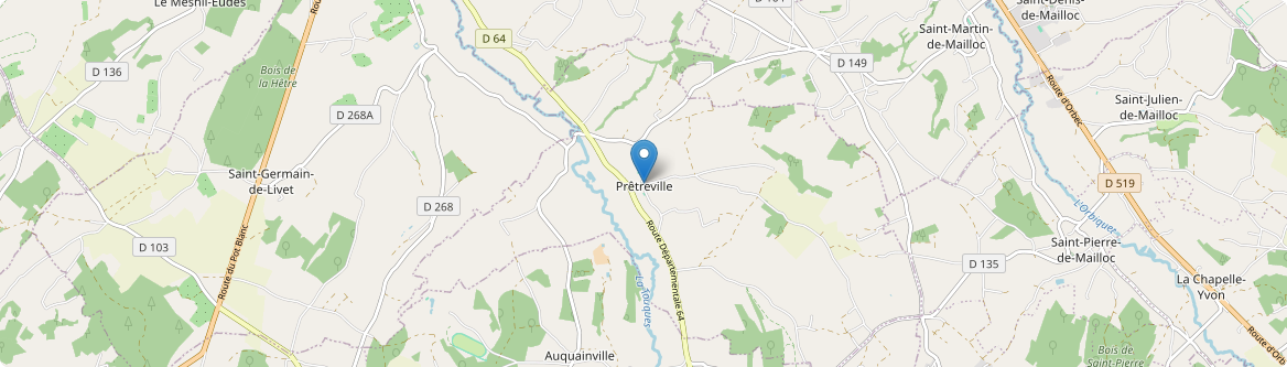 Prêtreville - Carte