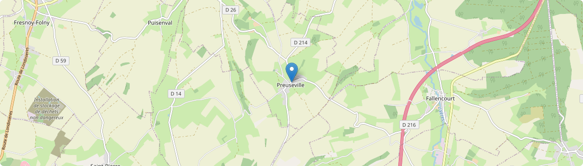 Preuseville - Carte