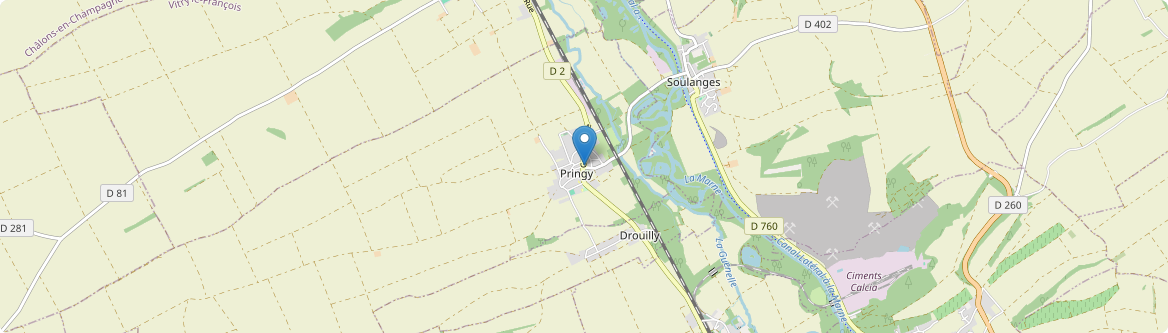 Pringy - Carte
