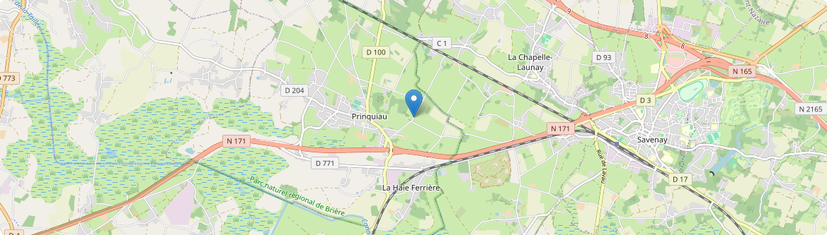 Prinquiau - Carte