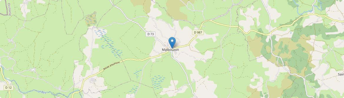 Prinsuéjols-Malbouzon - Carte