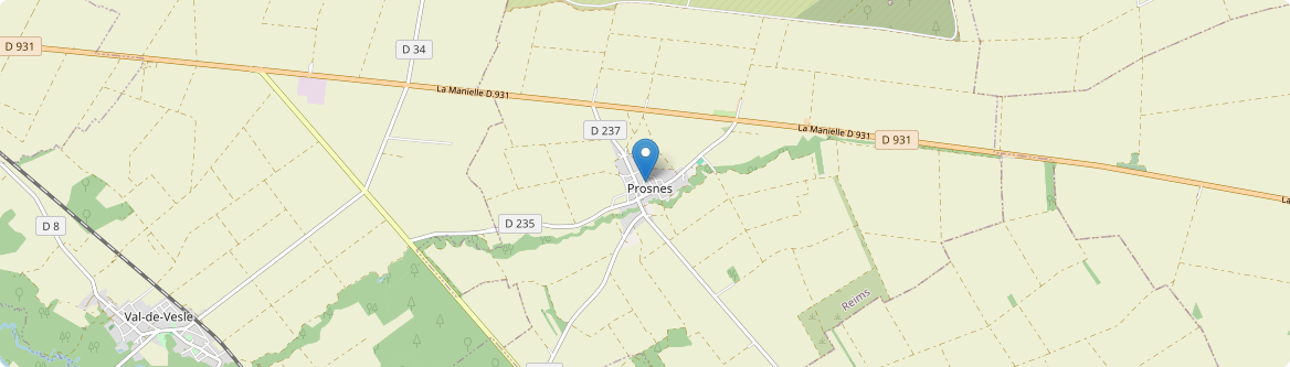 Prosnes - Carte
