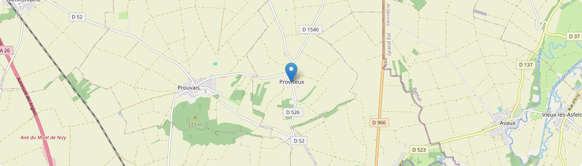 Proviseux-et-Plesnoy - Carte