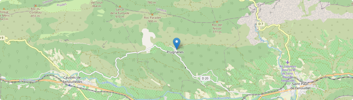 Prugnanes - Carte