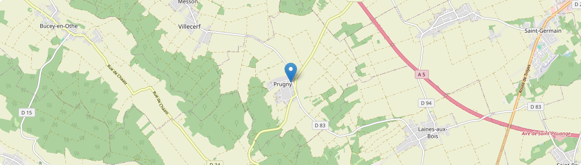 Prugny - Carte