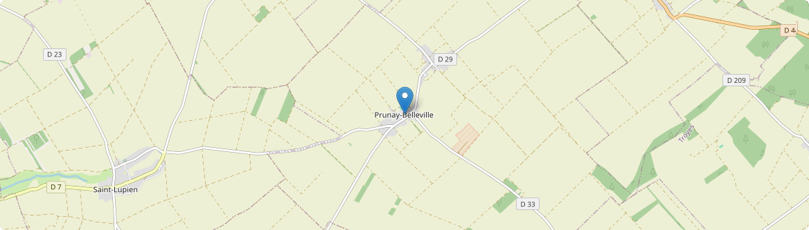 Prunay-Belleville - Carte