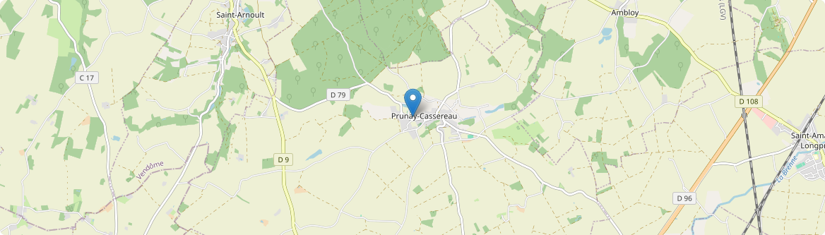 Prunay-Cassereau - Carte