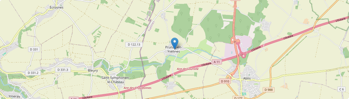 Prunay-en-Yvelines - Carte