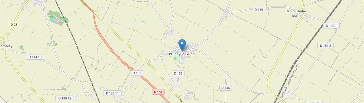 Prunay-le-Gillon - Carte