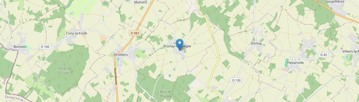 Prunay-le-Temple - Carte