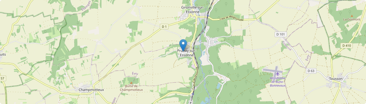 Prunay-sur-Essonne - Carte