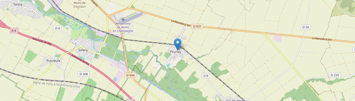 Prunay - Carte