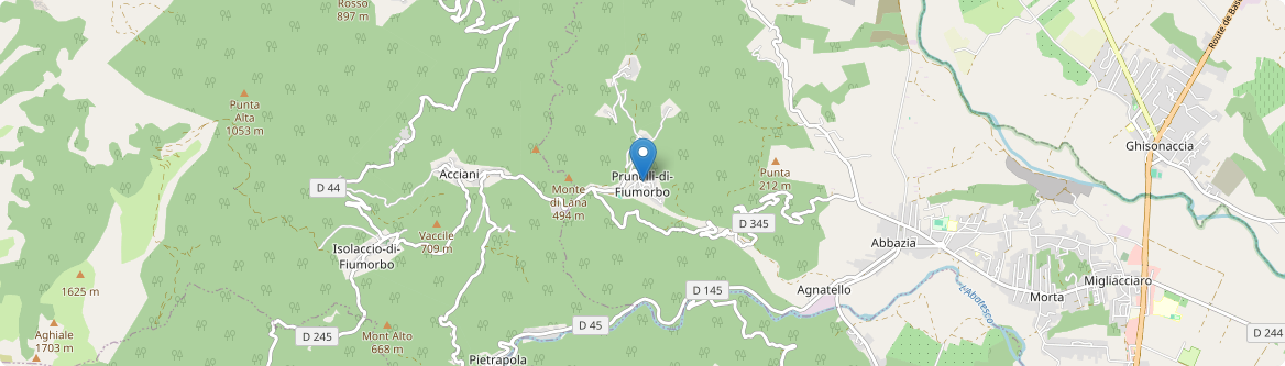 Prunelli-di-Fiumorbo - Carte
